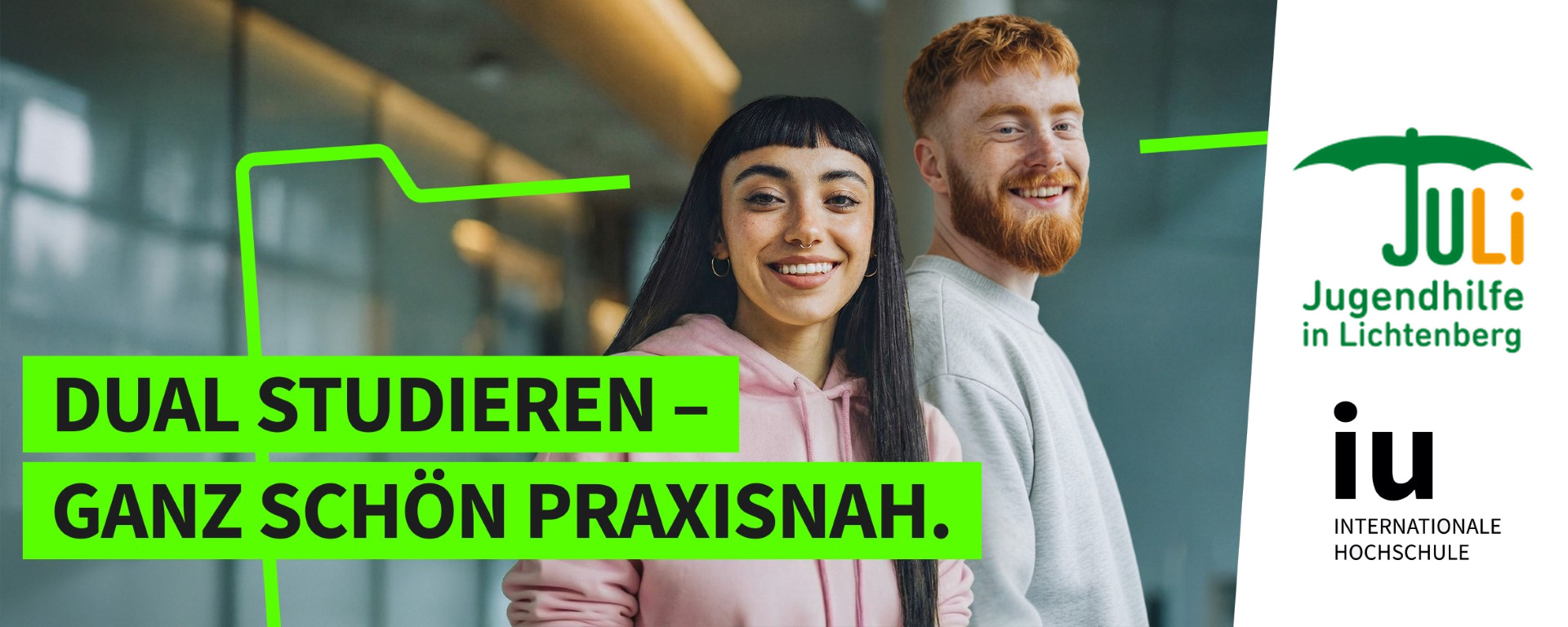 Duales Studium Soziale Arbeit (B.A.) am virtuellen Campus - JuLi Jugendhilfe in Lichtenberg gGmbH