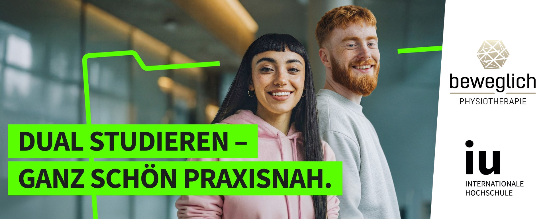 Duales Studium Gesundheitsmanagement (B.A.) am virtuellen Campus - Physiotherapie Beweglich