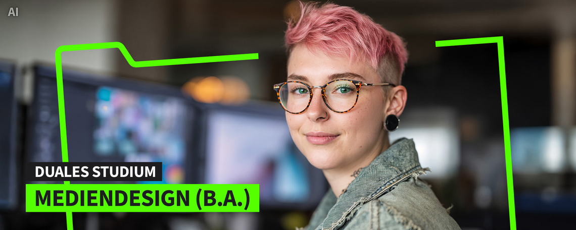 Duales Studium Mediendesign (B.A.) am Campus oder virtuell