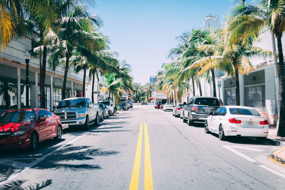 Straße in Florida