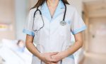 Krankenschwester mit Stethoskop